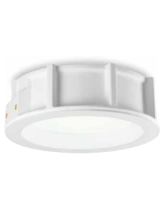Gea luce gfa620 foco yeso diam.26cm sp 8,5cm 2xe27 max 25w cristal satinado